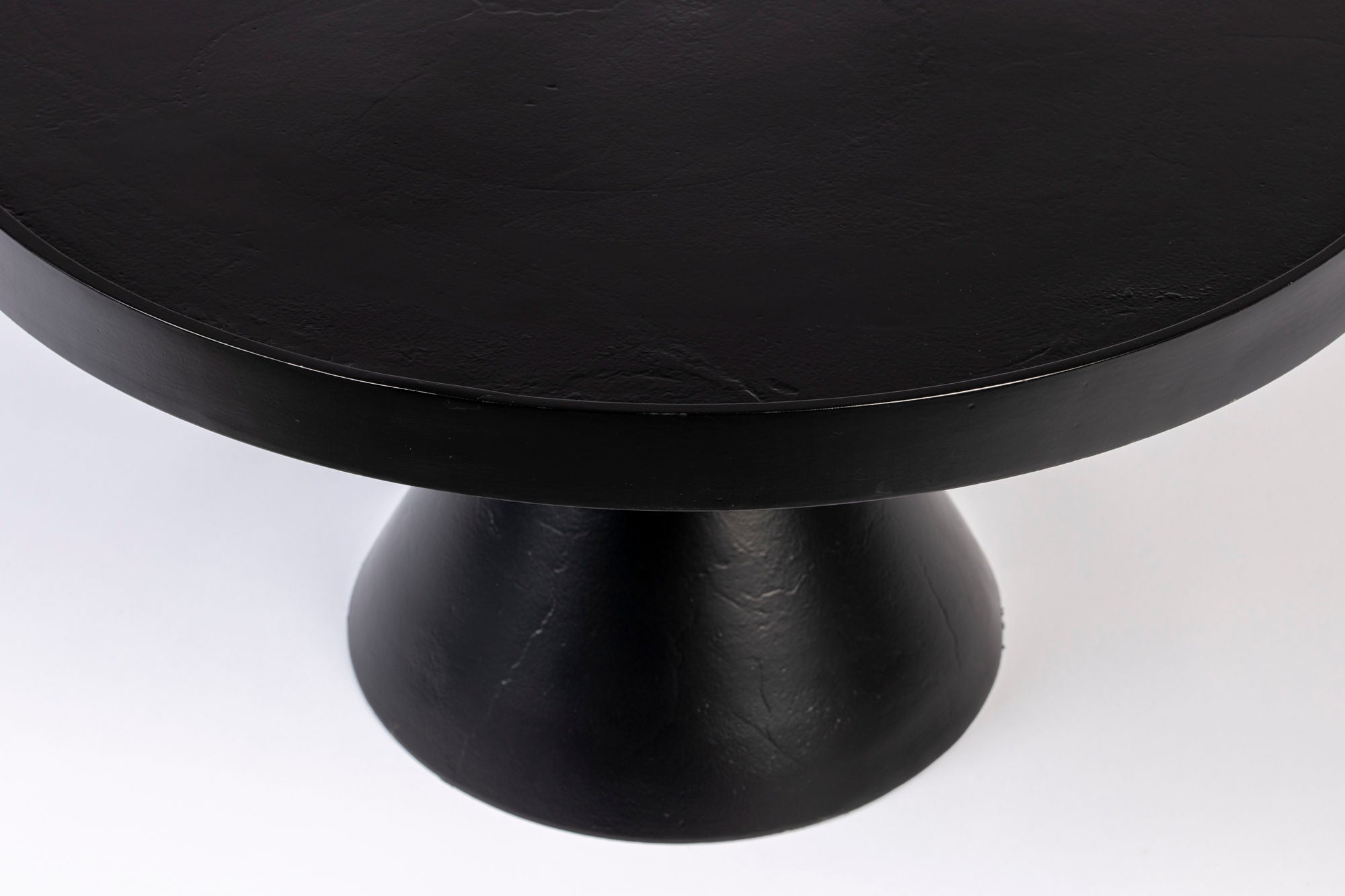 Zuiver Floss Black Aluminum Round Coffee Table